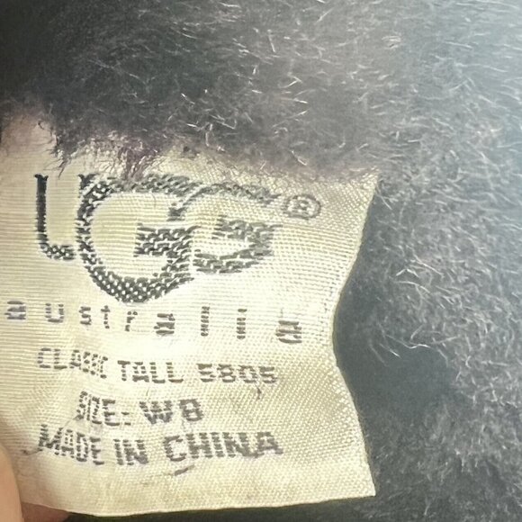 UGG Classic Women Size 8 Tall Winter Snow Boots Brown Mid Calf 5805 - Picture 11 of 11